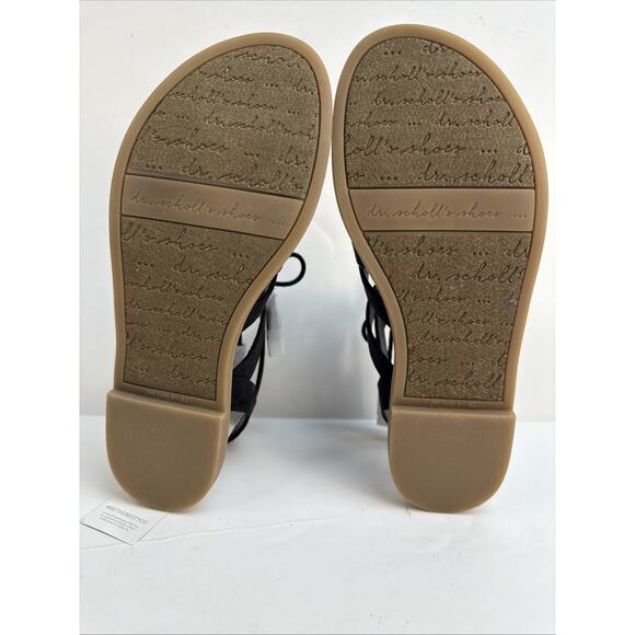 Dr. Scholls True Comfort Women's Encourage Sz 7.5 Black Strappy Sandals‎ NWB - Picture 8 of 10